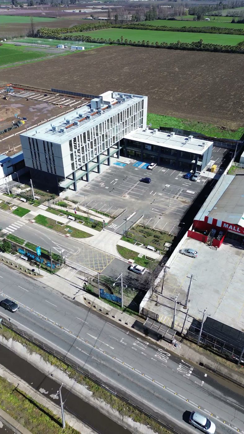 Arenas de Rancagua — ángulo del edificio